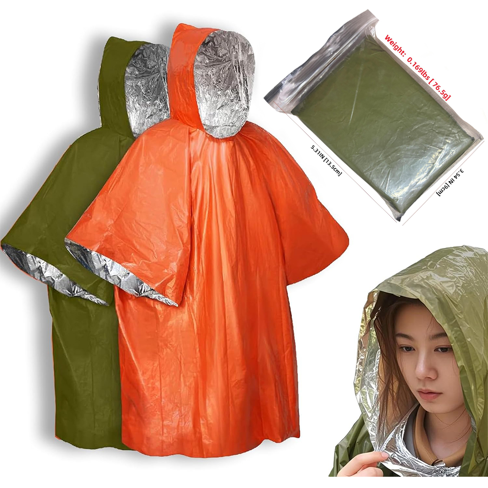 Camping Raincoat Waterproof Su - Survival Blanket Reflective のレビューと価格