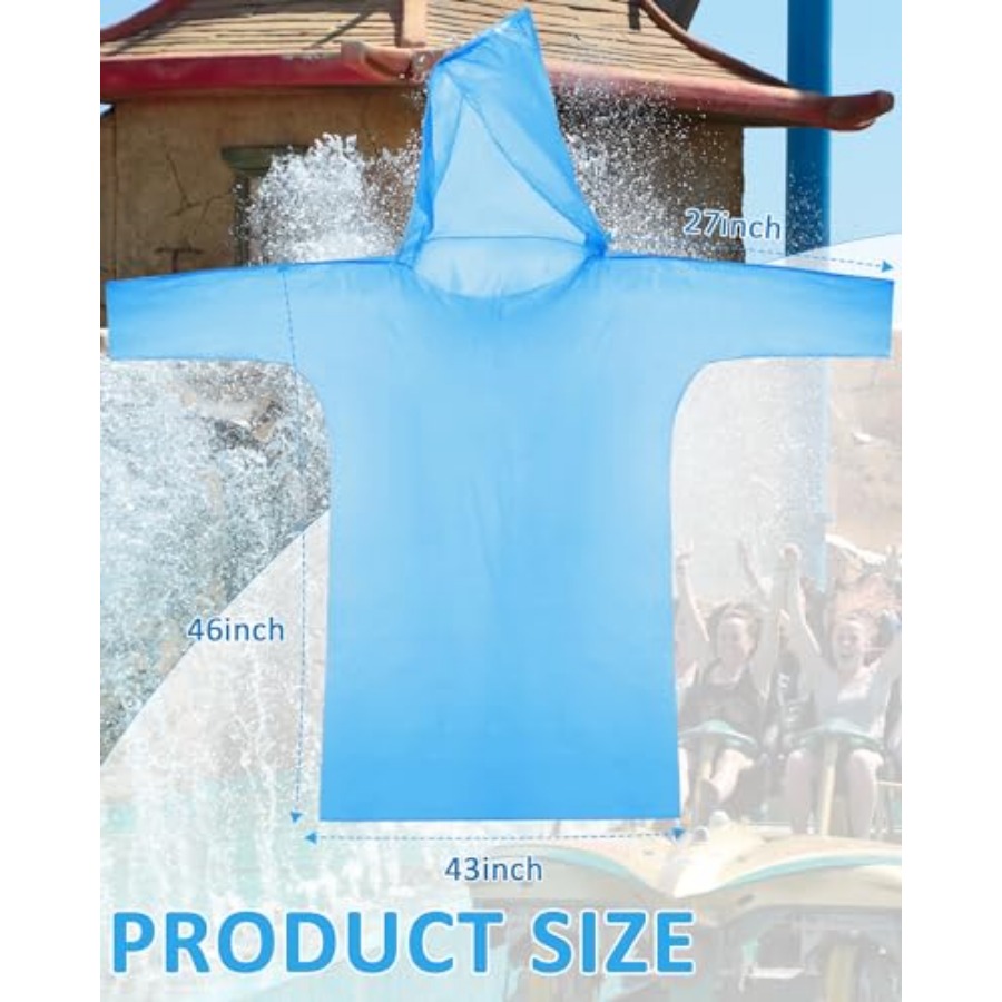 120 Pack Disposable Rain Ponch - Emergency Poncho Rain のレビューと価格