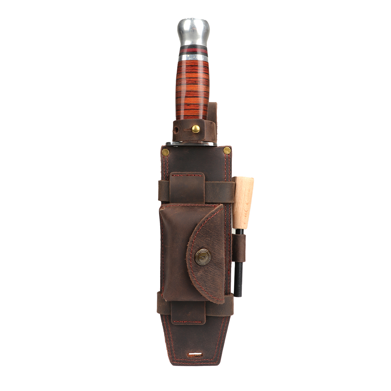 Tourbon Camping Leather thKnif - Bushcraft Knife Fixed のレビューと価格