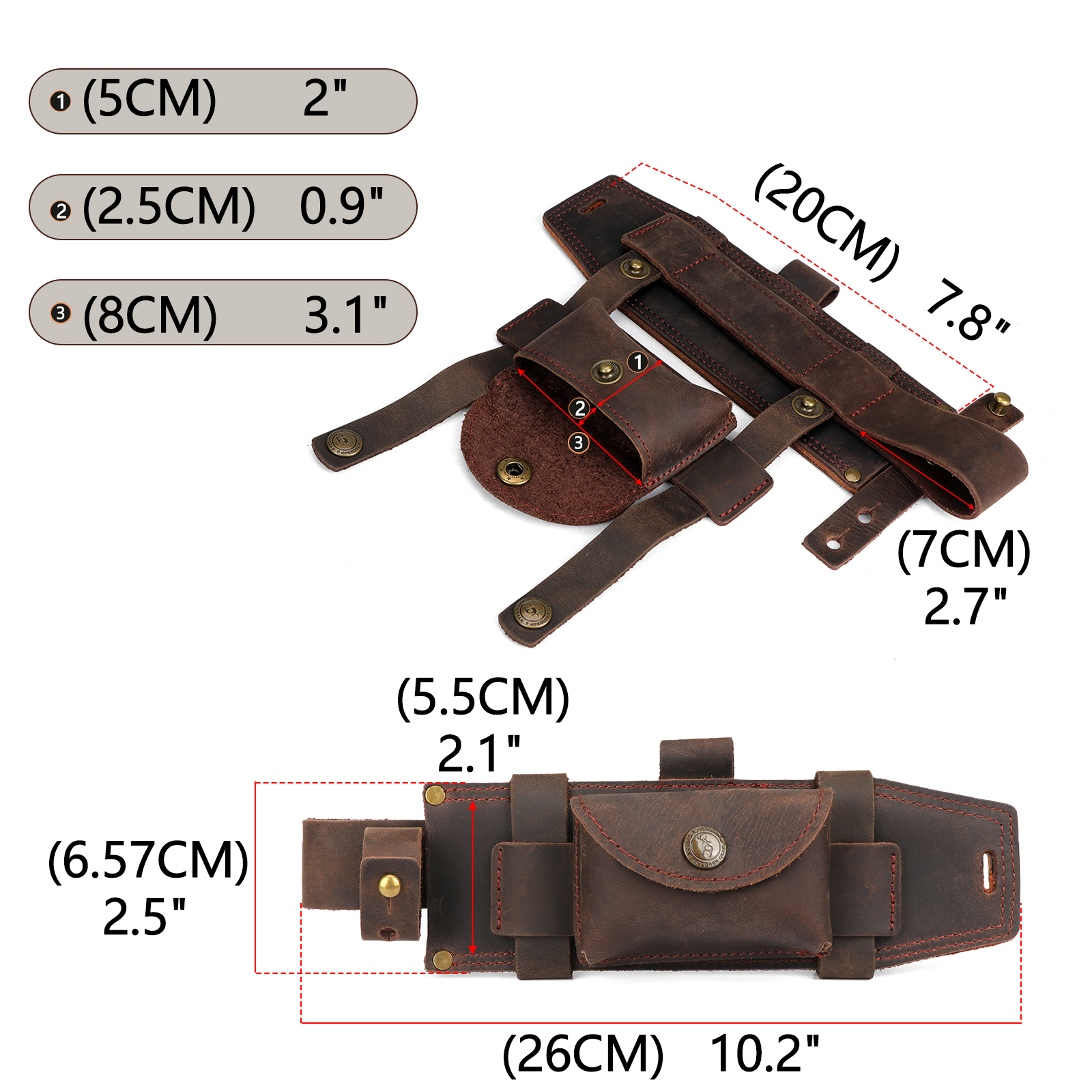 Tourbon Camping Leather thKnif - Bushcraft Knife Fixed のレビューと価格