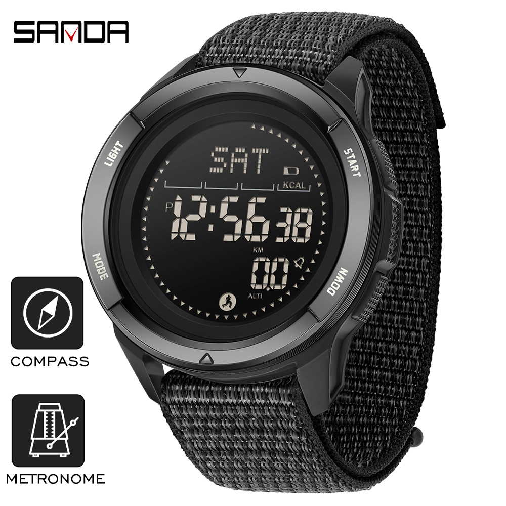 SANDA Brand Electronic Watches - Compass Lensatic のレビューと価格