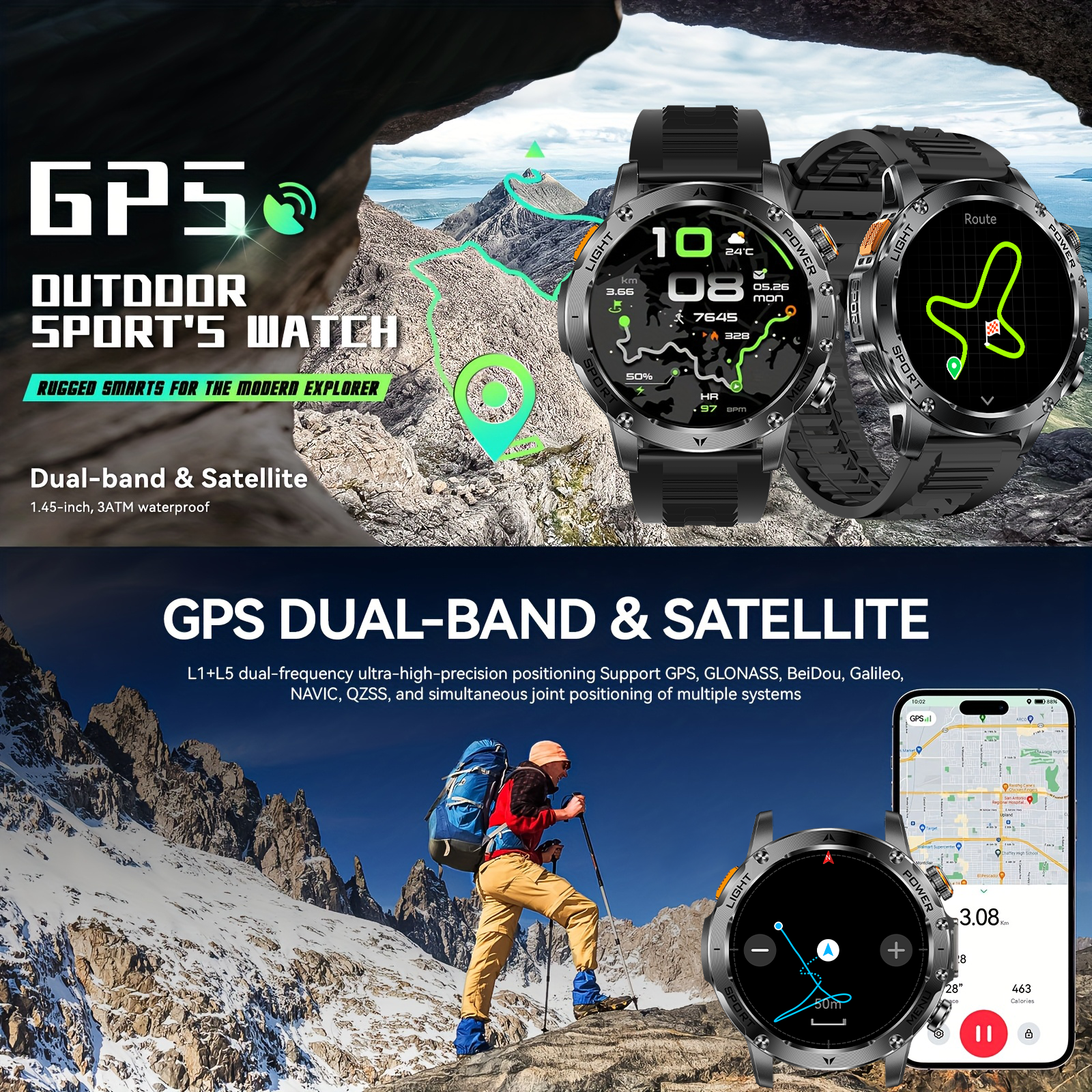 2025 New GPS Outdoor Sports Sm - Compass Lensatic のレビューと価格