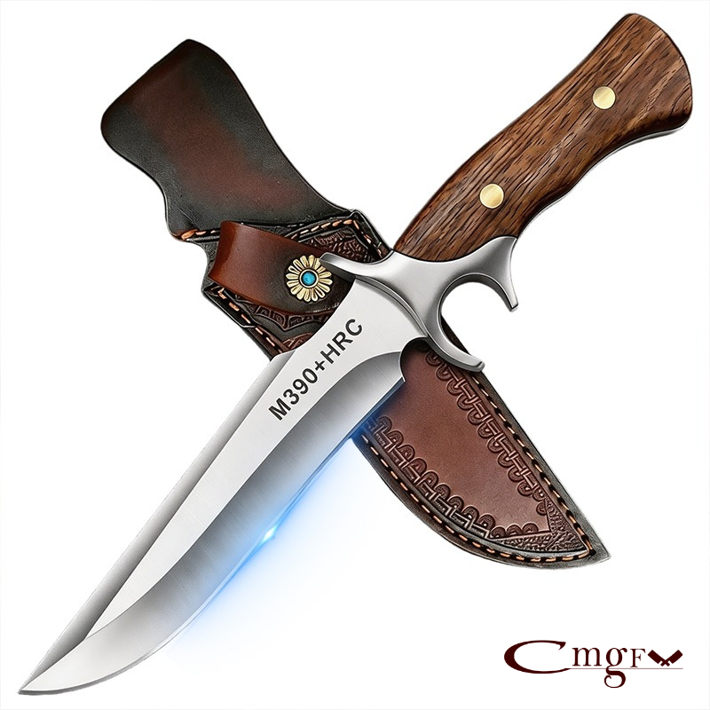 Outdoor Pocket knife M390 stee - Bushcraft Knife Fixed のレビューと価格