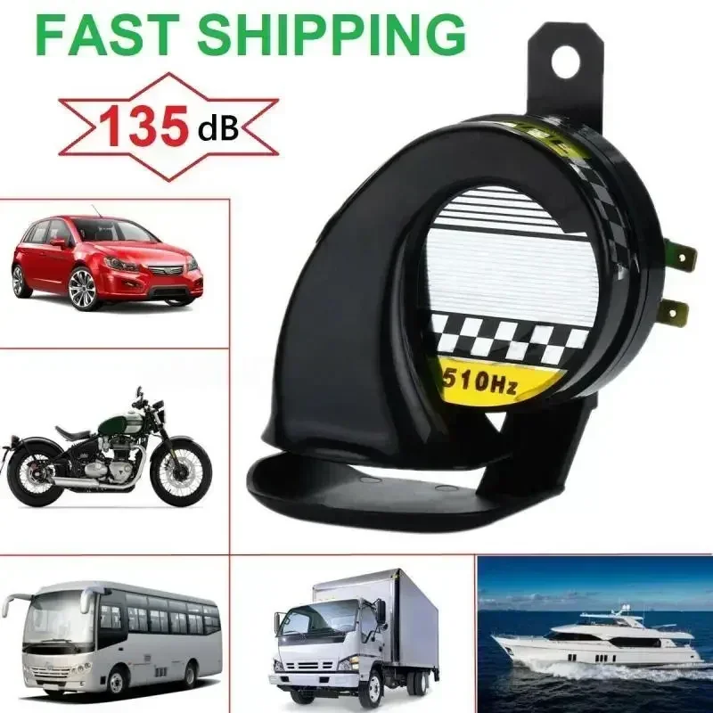 Car Motorcycle Horns 12V 130dB - Emergency Whistle Loud のレビューと価格