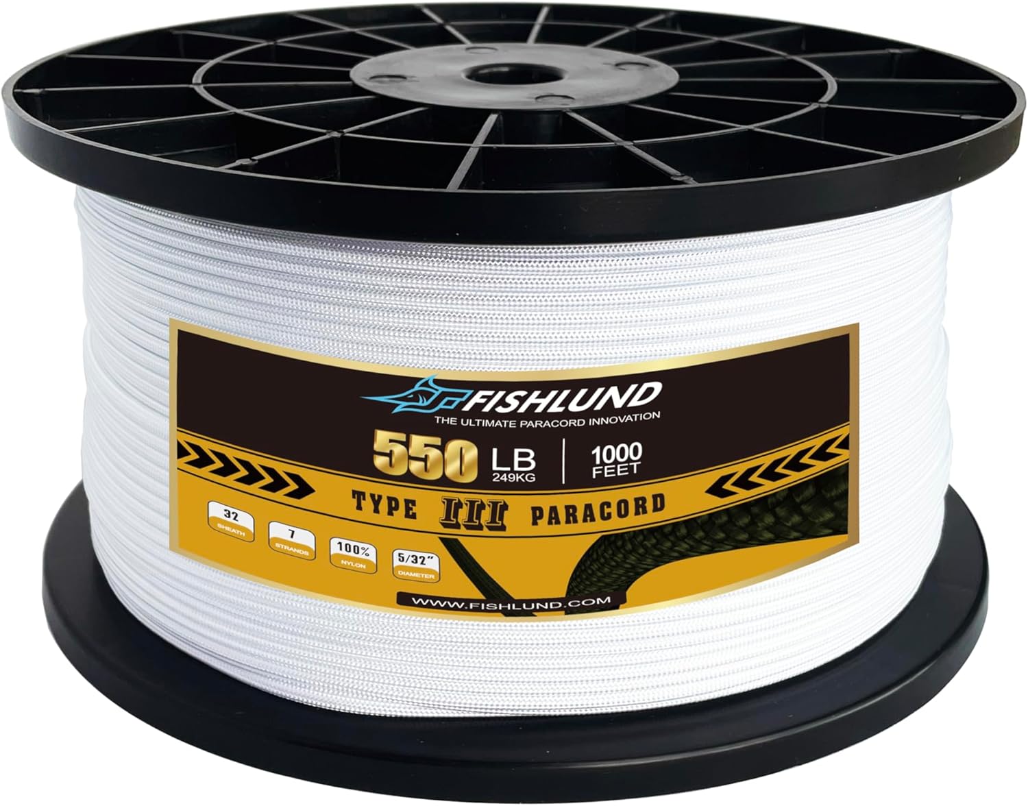 550lb Paracord Rope 1000ft 4mm - Para Cord 1000Ft のレビューと価格