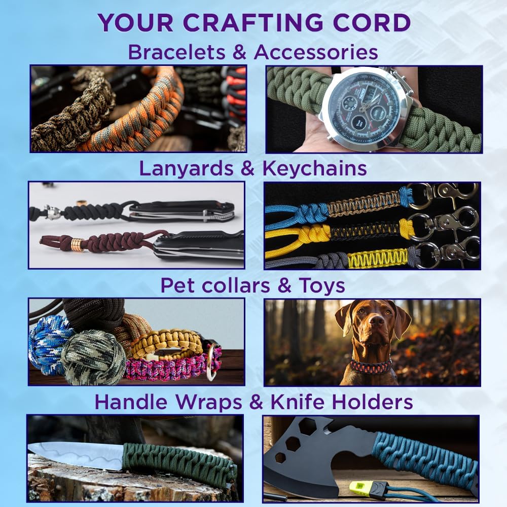 Reflective Paracord Rope 1000f - Para Cord 1000Ft のレビューと価格