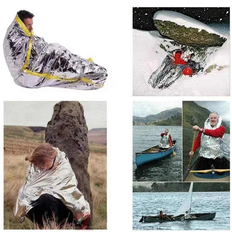 160*210cm 3 PCS Emergency Myra - Survival Blanket Reflective のレビューと価格