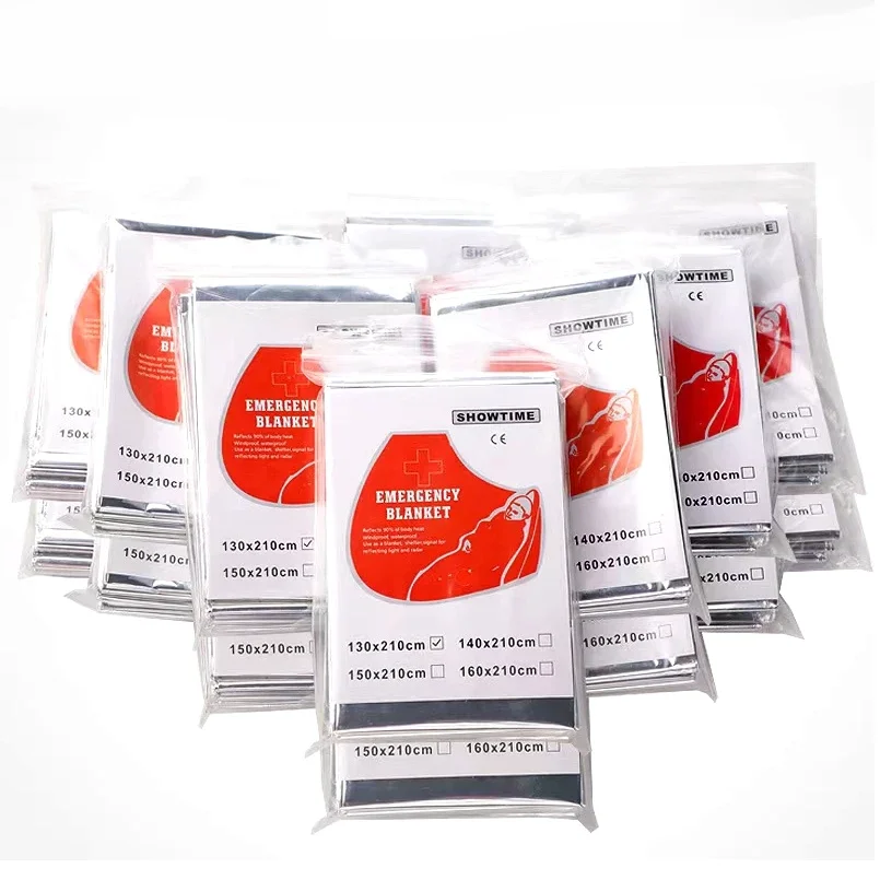160*210cm 3 PCS Emergency Myra - Survival Blanket Reflective のレビューと価格
