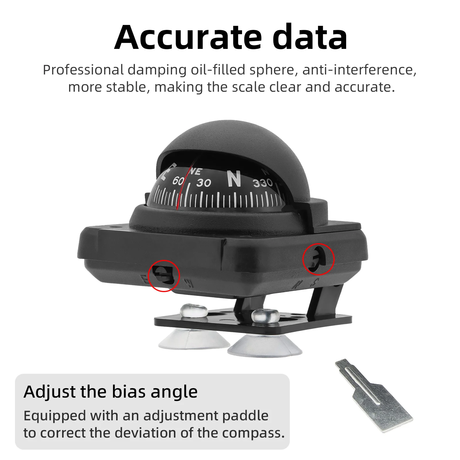 Vehicle Navigation Car Compass - Compass Lensatic のレビューと価格