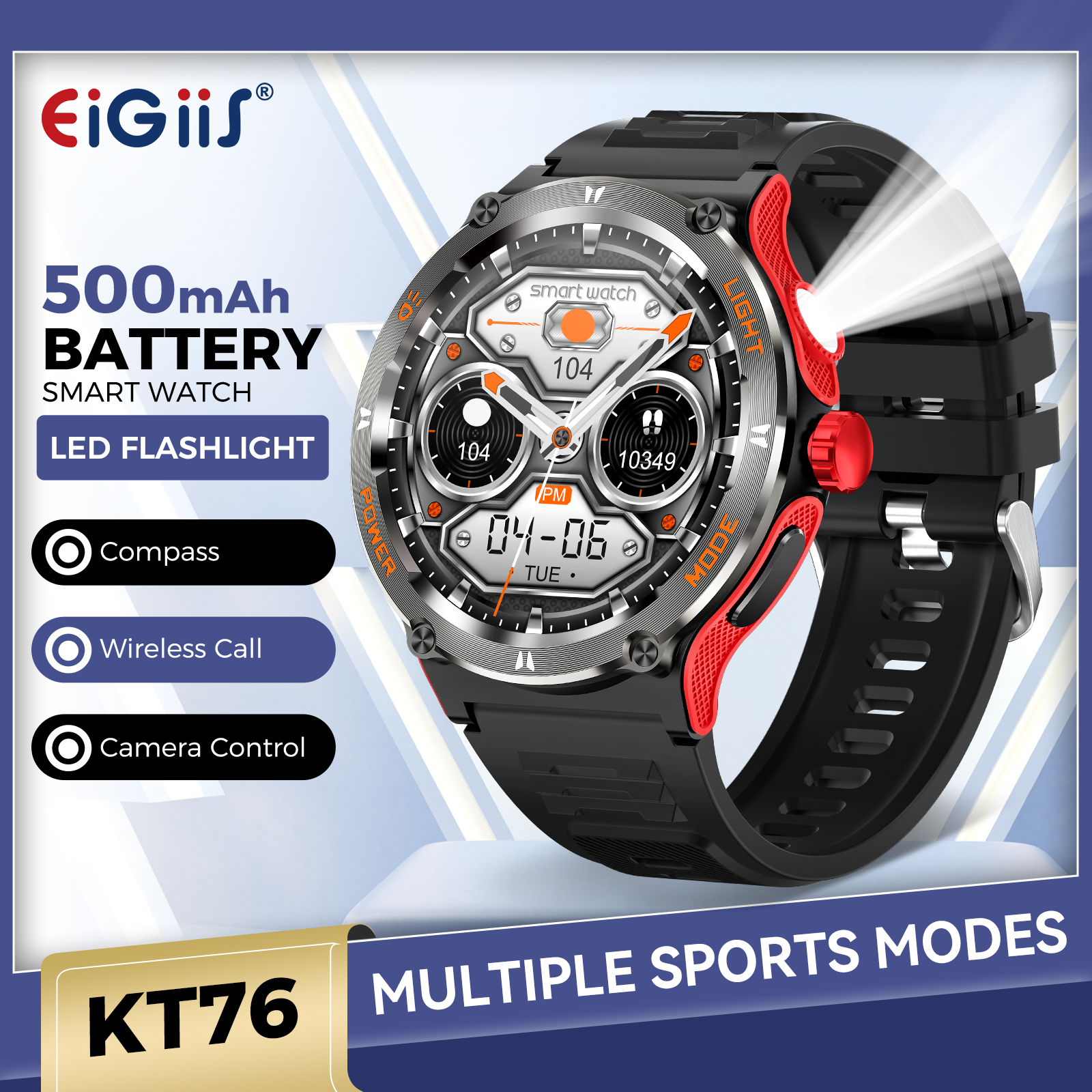 EIGIIS Smart Watch 3ATM Waterp - Compass Lensatic のレビューと価格