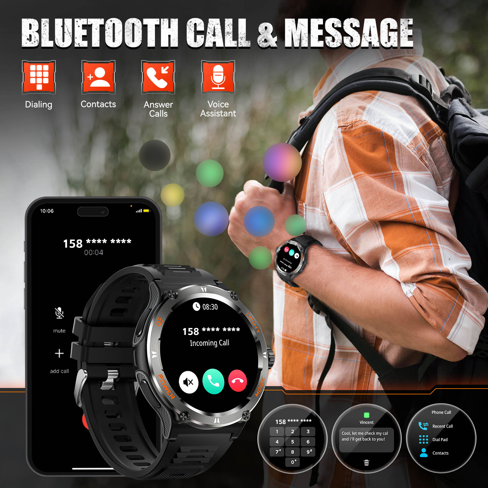 EIGIIS Smart Watch 3ATM Waterp - Compass Lensatic のレビューと価格