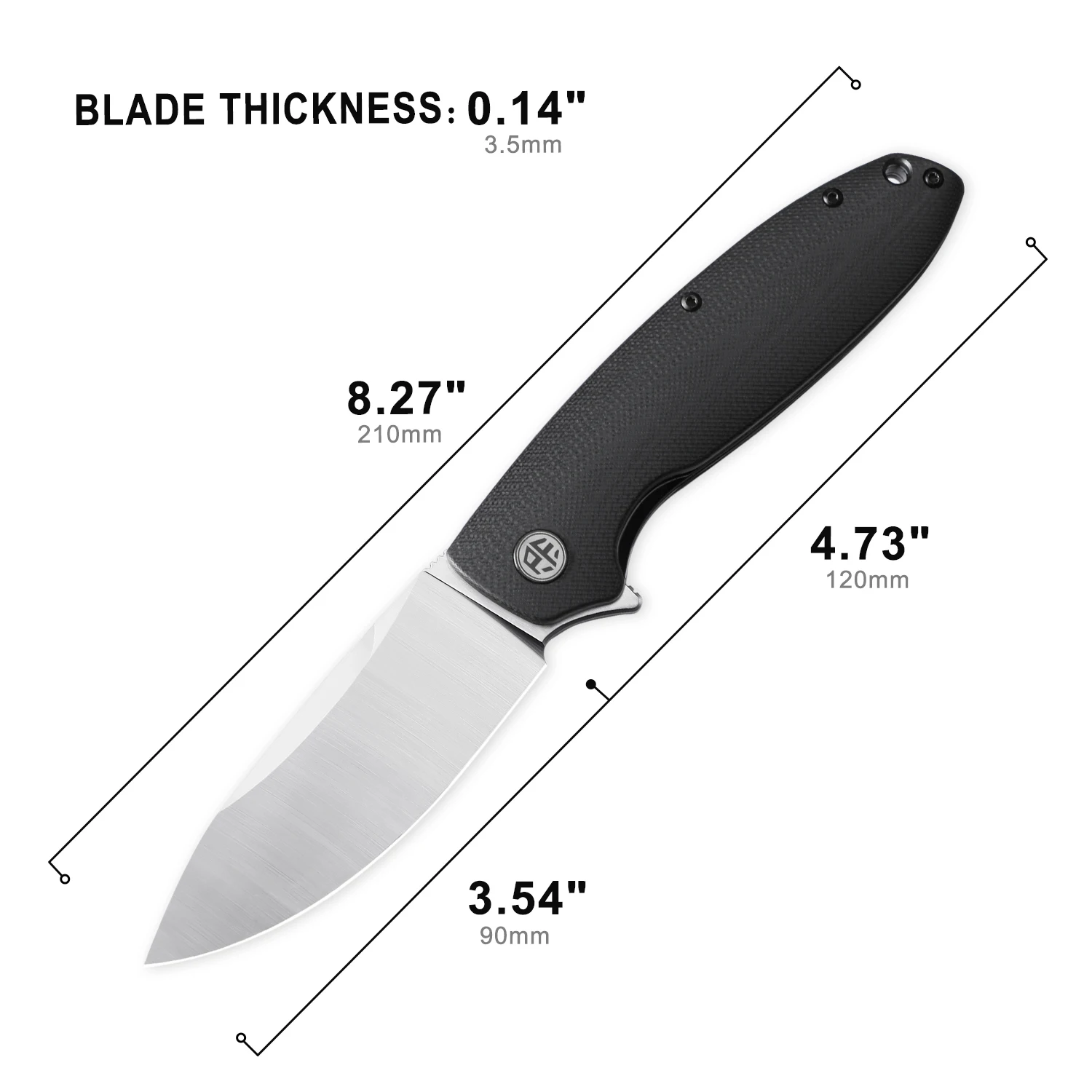 Petrified Fish PFB01 Folding K - Bushcraft Knife Fixed のレビューと価格