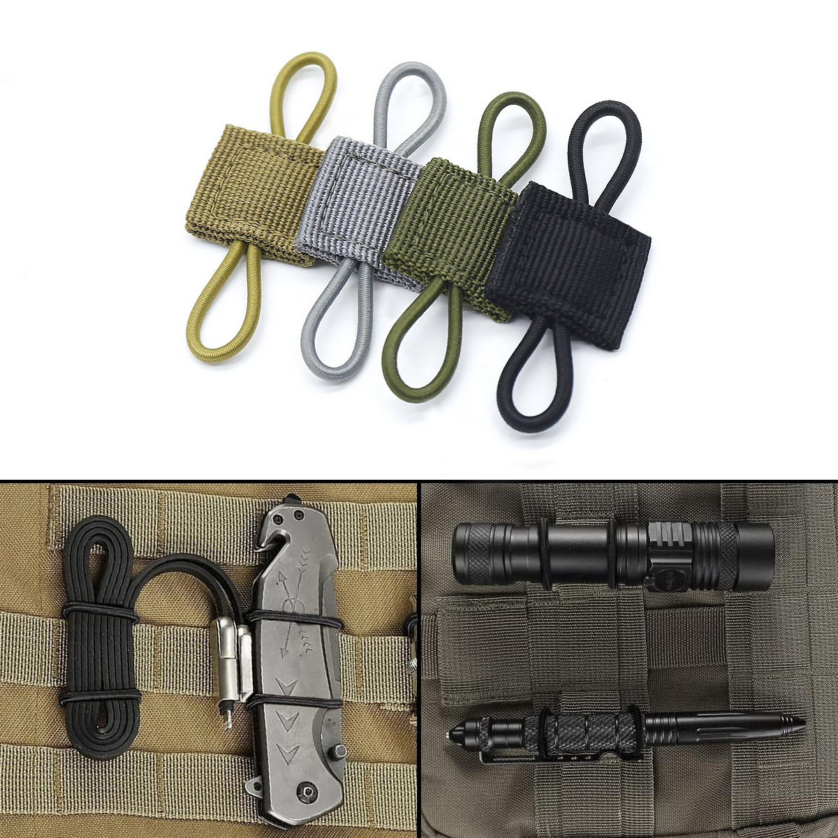 4/10pcs Molle Elastic Strap Ta - Fire Starting Kit のレビューと価格