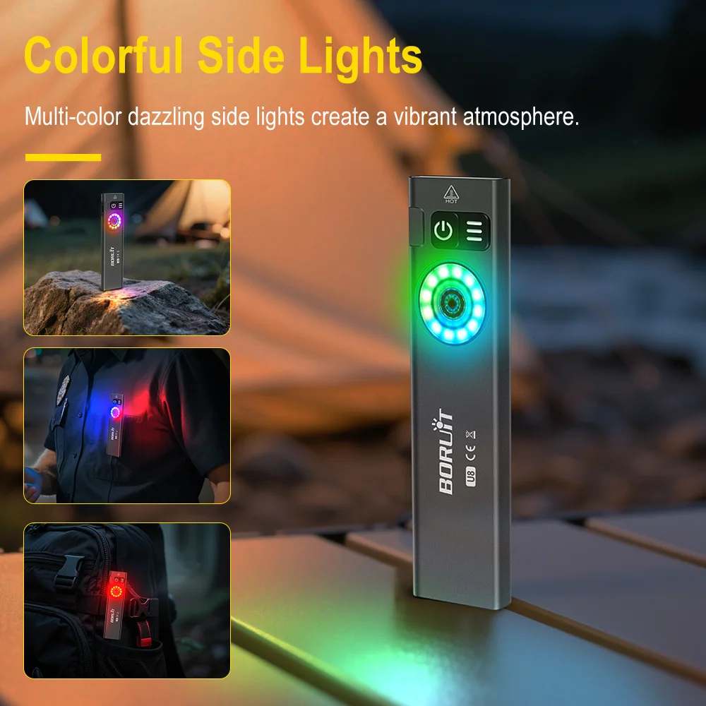 BORUiT U8 650LM EDC LED Flashl - Fishing Kit Compact のレビューと価格