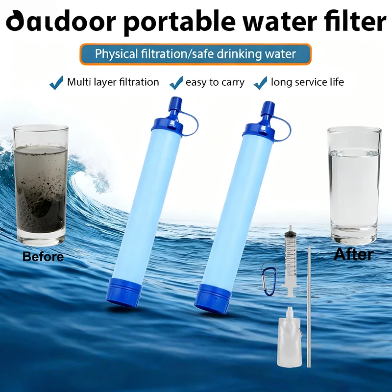 Outdoor Water Filter Straw Cam - Water Purification Straw のレビューと価格