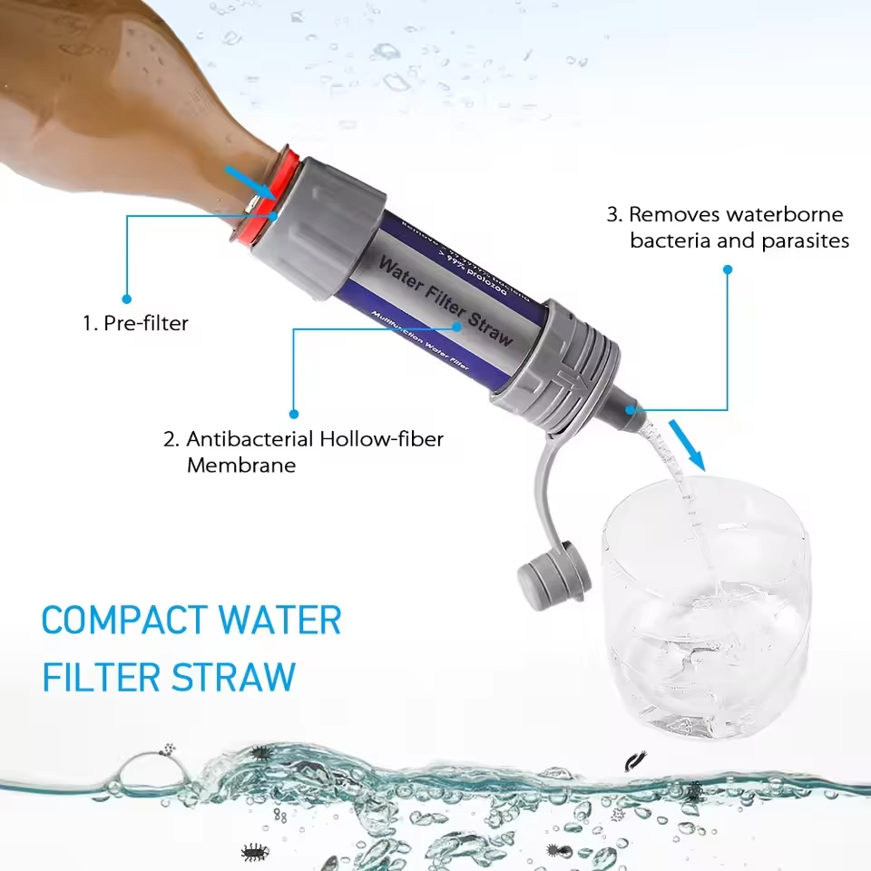 Outdoor Water Filter Straw Cam - Water Purification Straw のレビューと価格