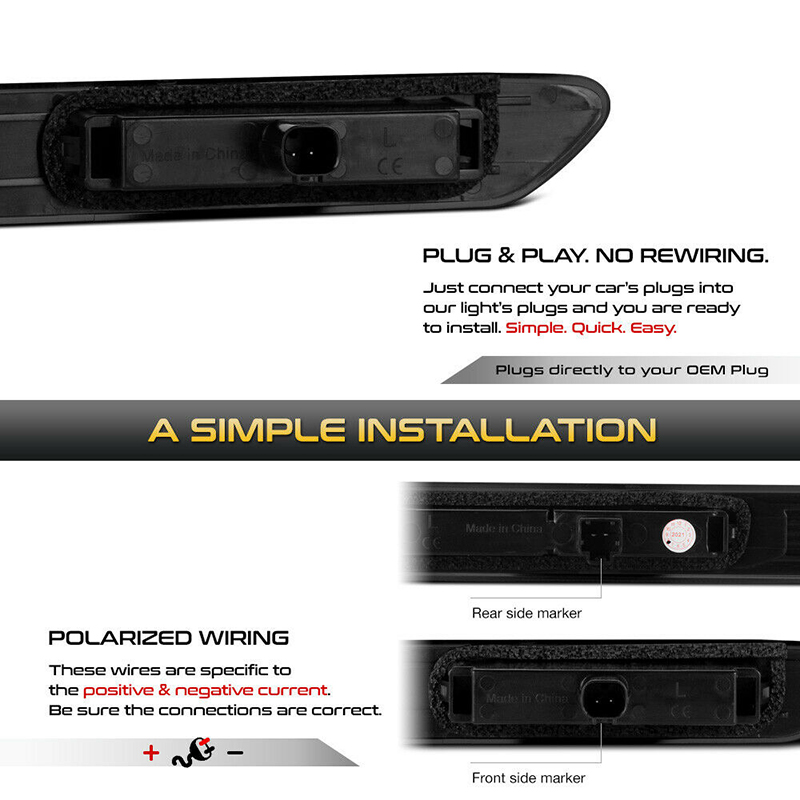 Smoked Lens Front Amber / Rear - Signal Flare Kit のレビューと価格