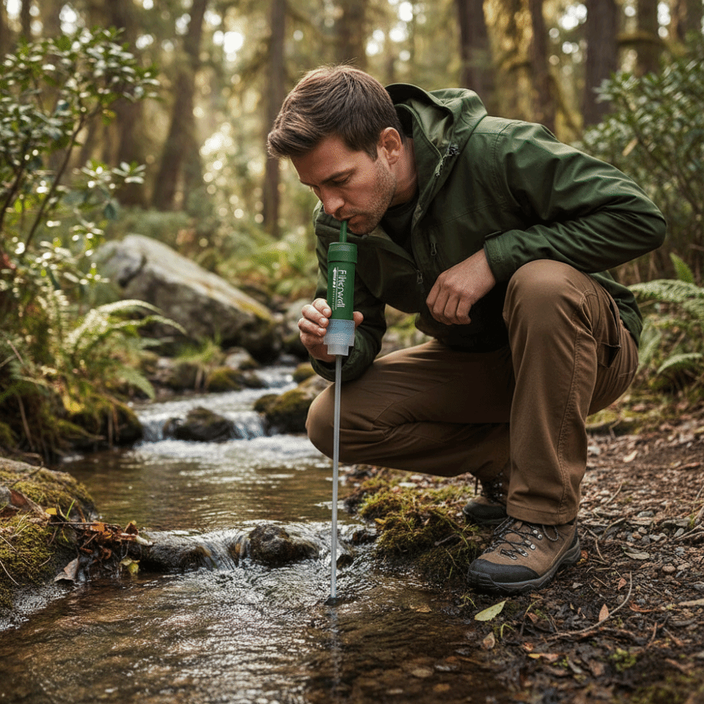 Mini Mini Water Filter Straw P - Water Purification Straw のレビューと価格