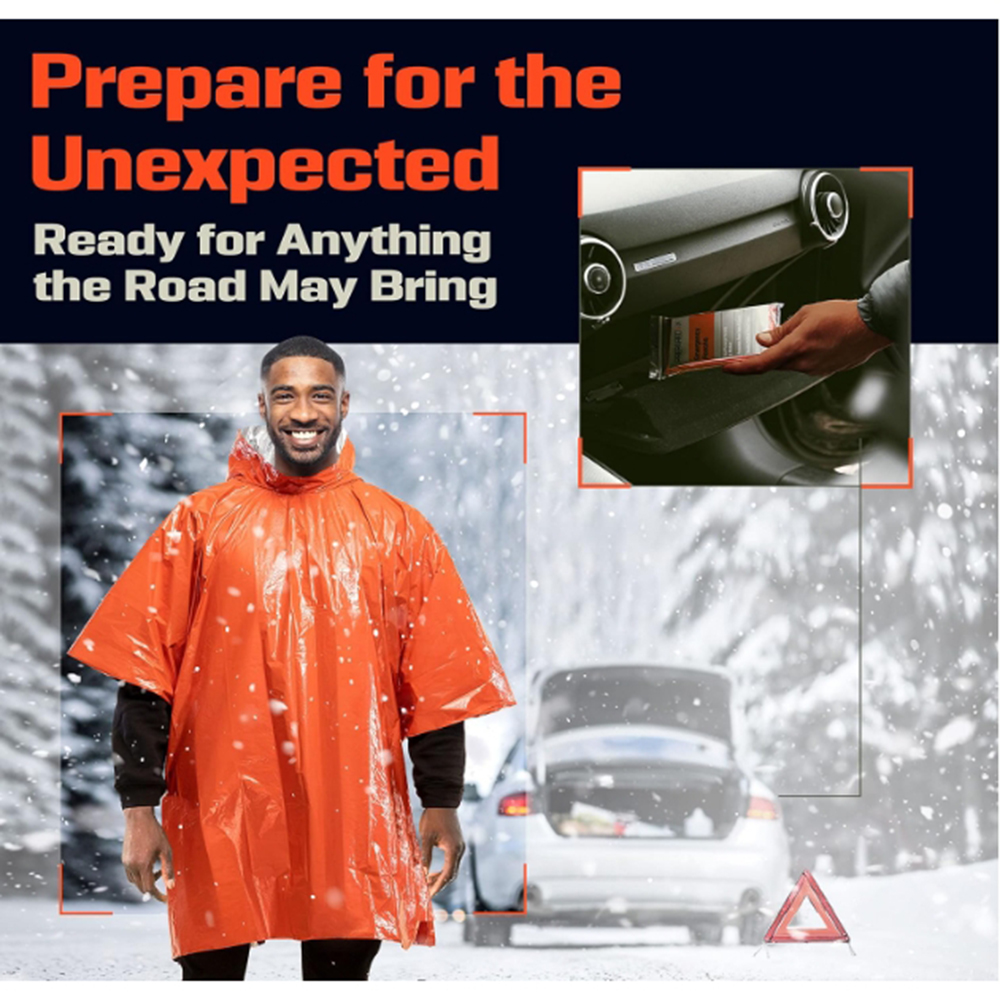 Portable Outdoor Emergency Rai - Emergency Poncho Rain のレビューと価格