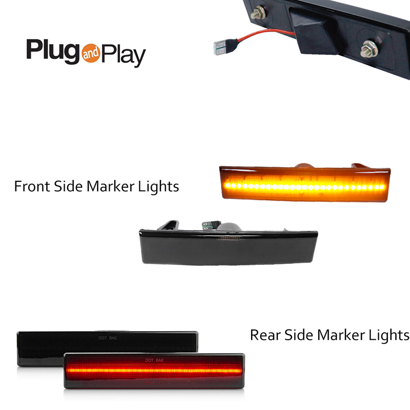 Front Amber / Rear Red LED Car - Signal Flare Kit のレビューと価格