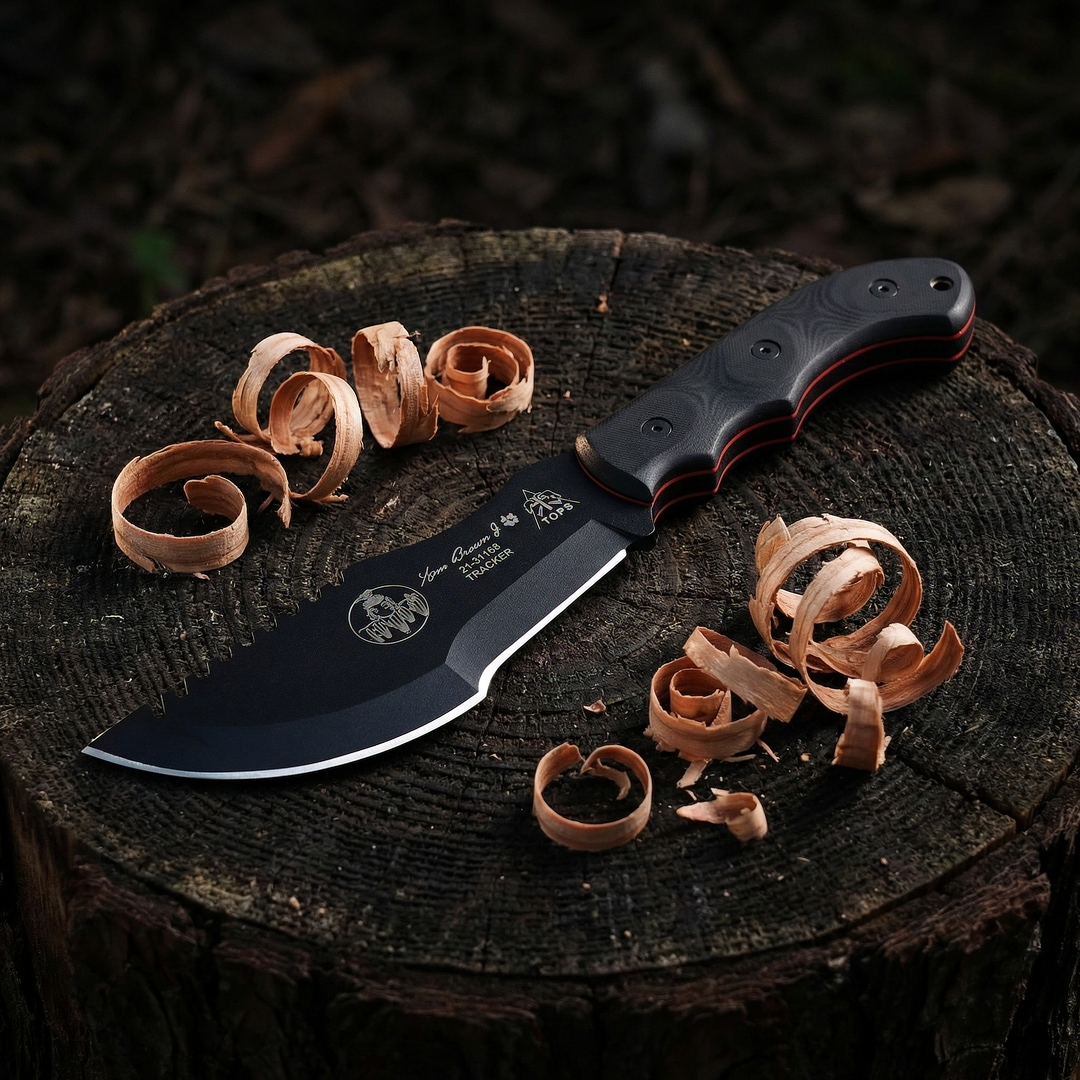 TOPS Tracker - Jungle Rescue K - Bushcraft Knife Fixed のレビューと価格