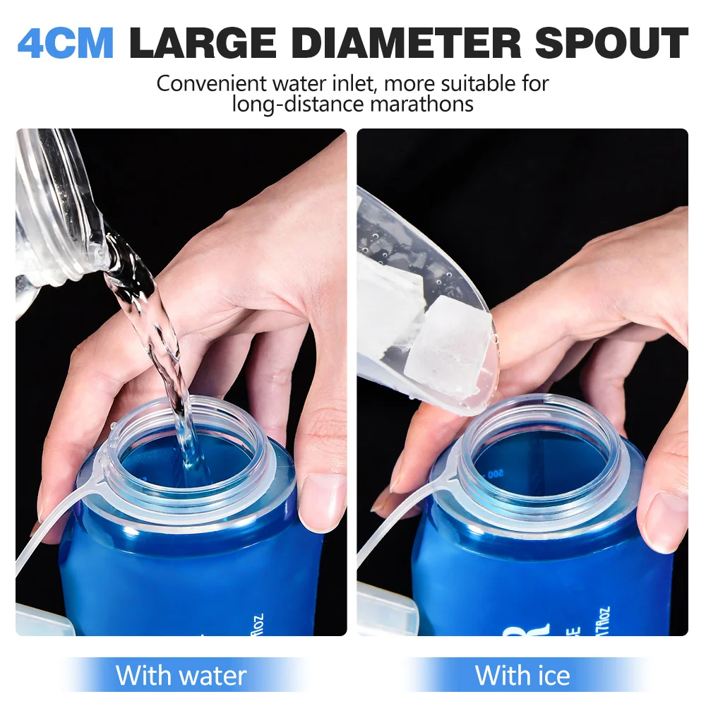 NEWBOLER 300/500ML Water Bottl - Water Bag Collapsible のレビューと価格