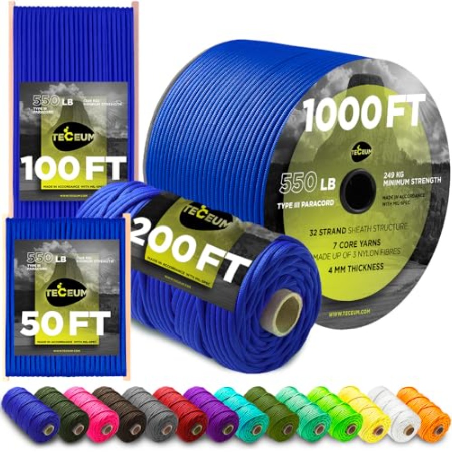 5/32 Paracord Rope 1000 1000ft - Para Cord 1000Ft のレビューと価格