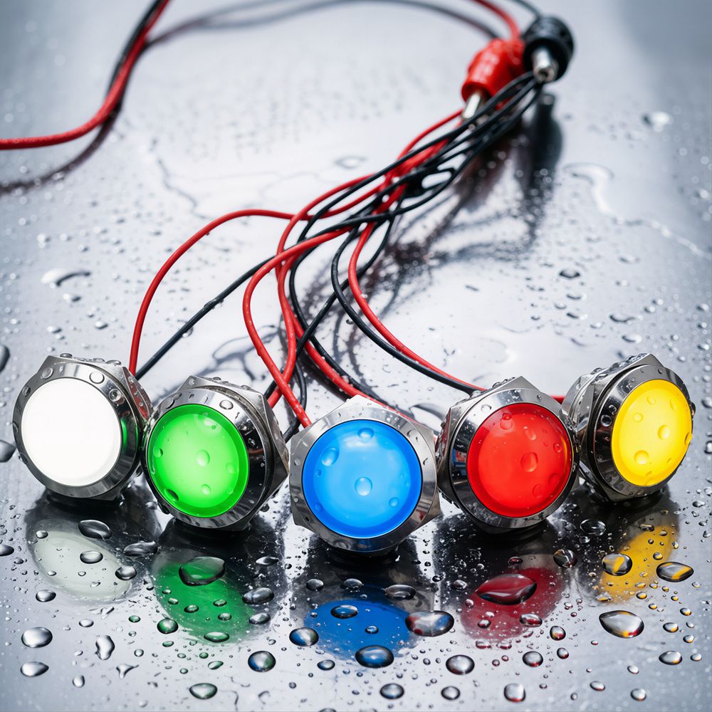 Metal LED Indicator Light 12mm - Signal Panel Orange のレビューと価格