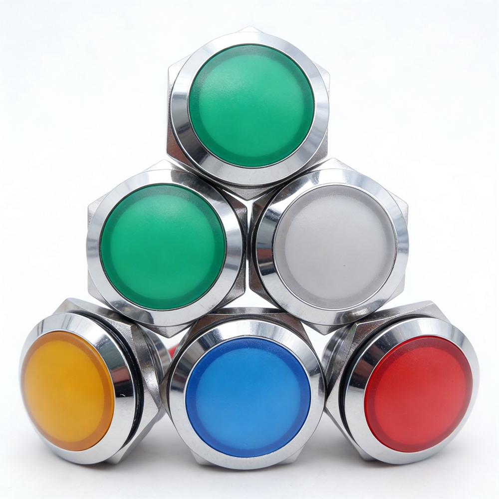 Metal LED Indicator Light 12mm - Signal Panel Orange のレビューと価格