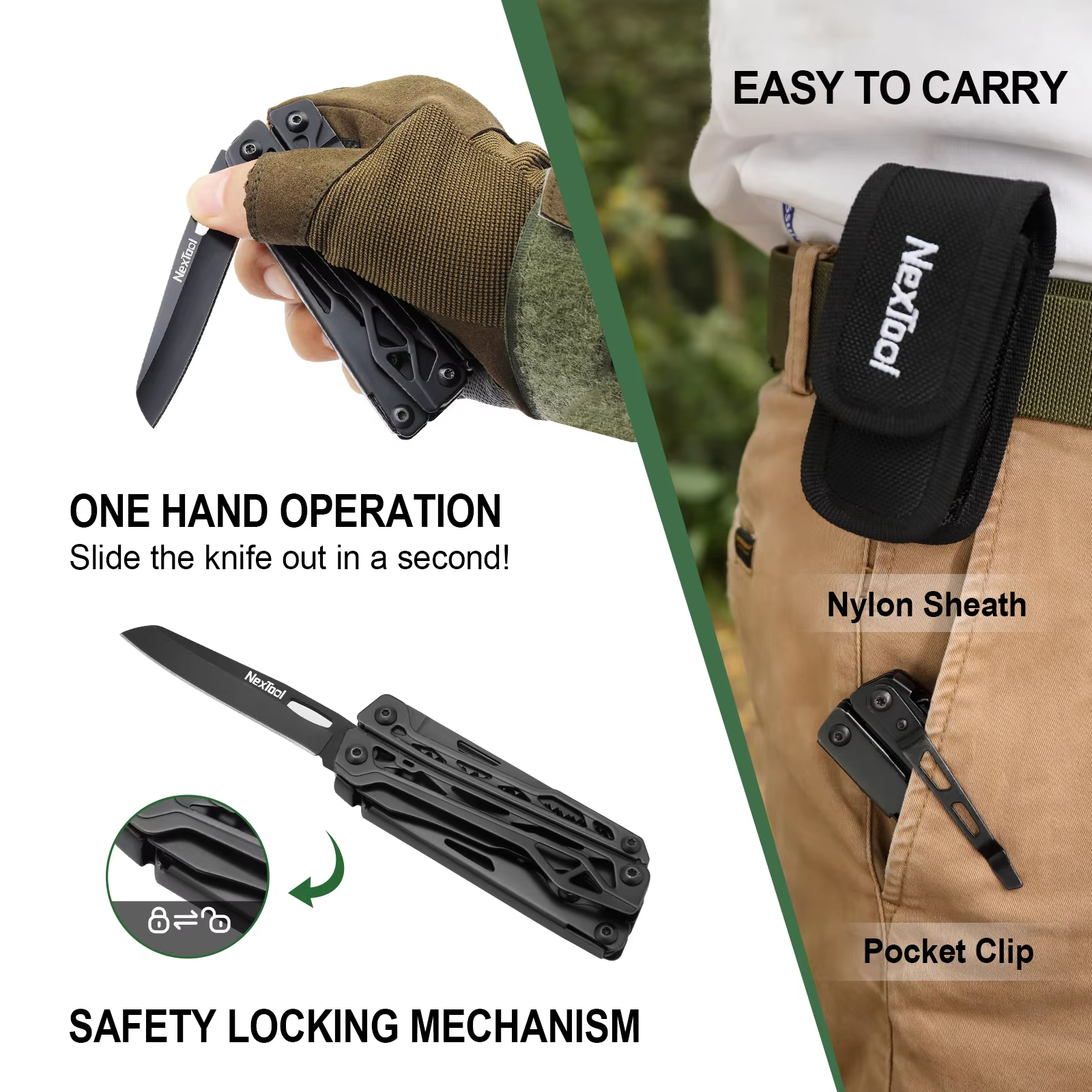 Nextool Black Knight 11 in 1 F - Multi Tool Plier のレビューと価格