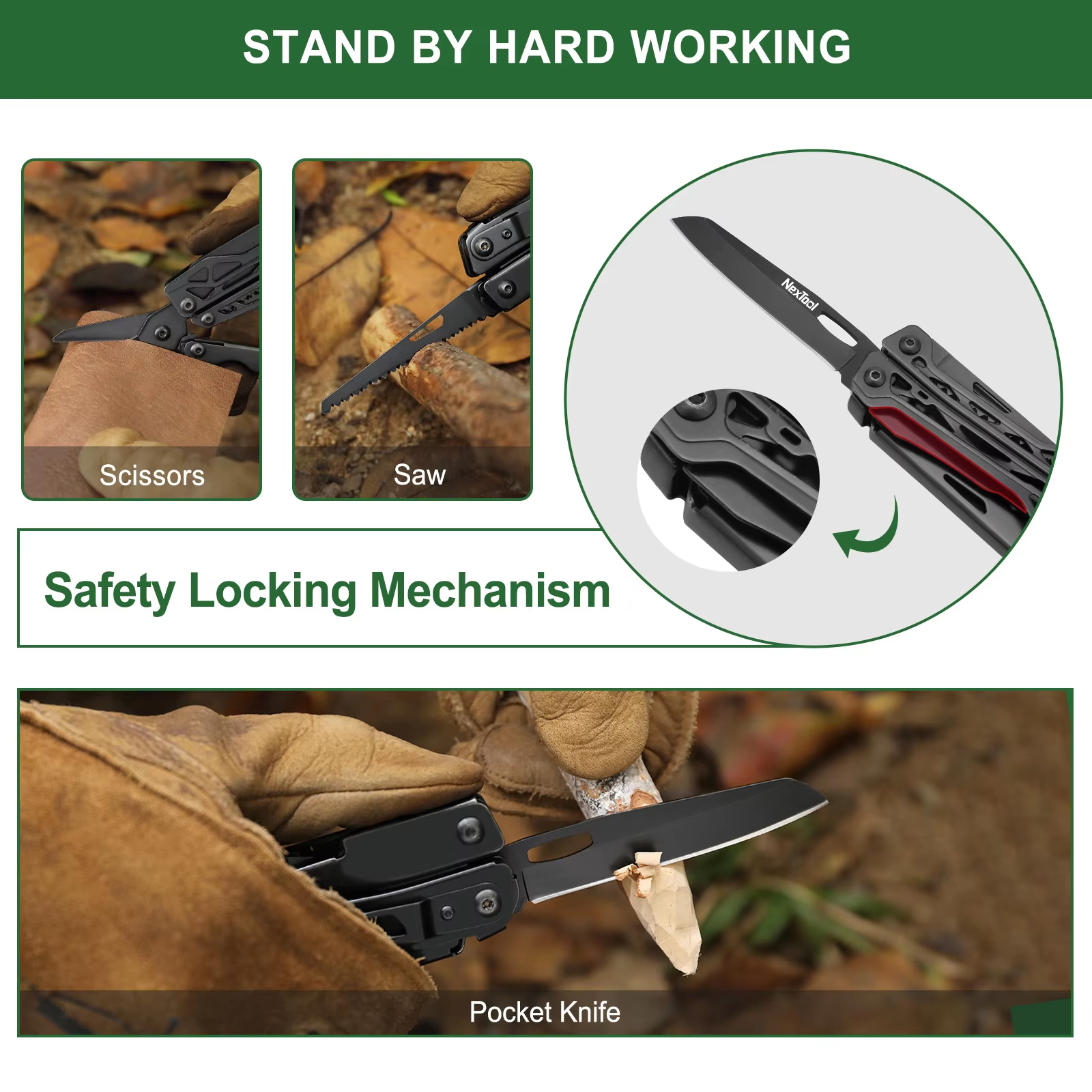 Nextool Black Knight 11 in 1 F - Multi Tool Plier のレビューと価格
