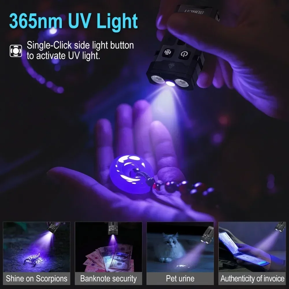 BORUiT EV20 1100LM EDC UV Keyc - Fishing Kit Compact のレビューと価格