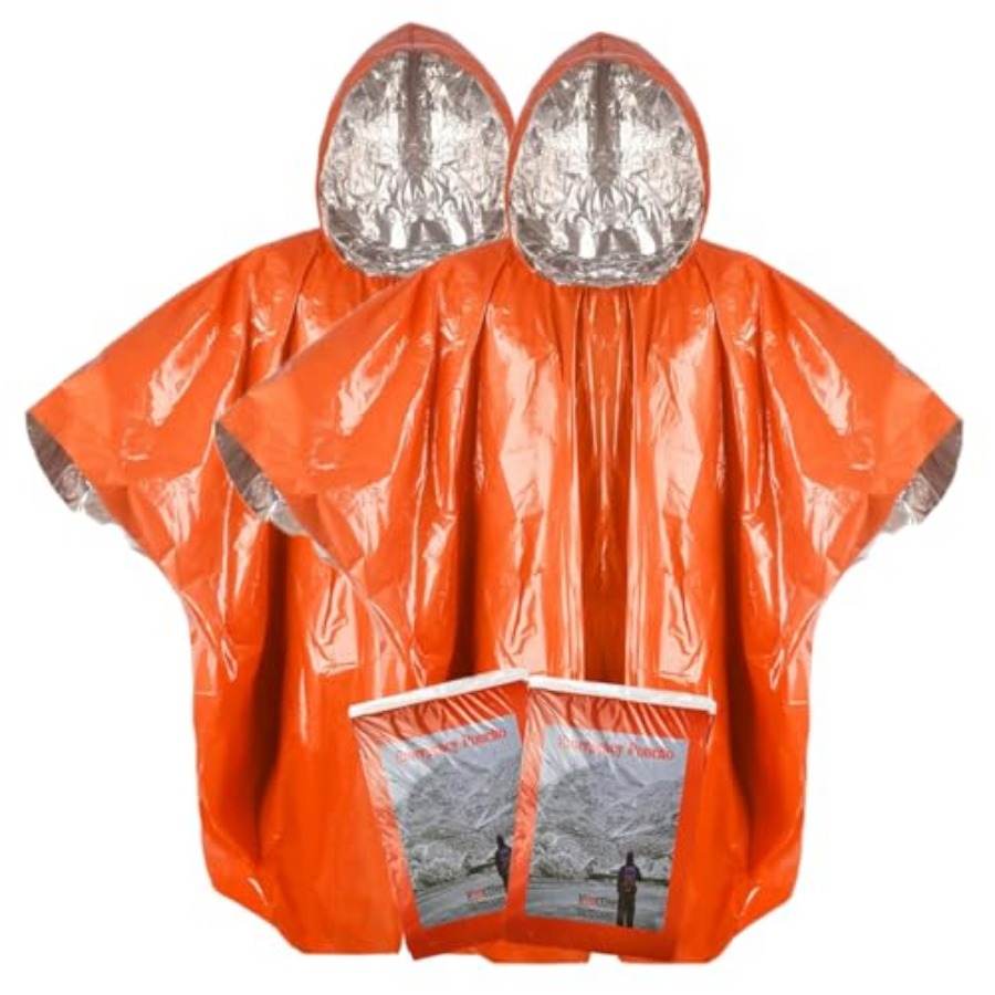 Thickened Emergency Rain Ponch - Emergency Poncho Rain のレビューと価格