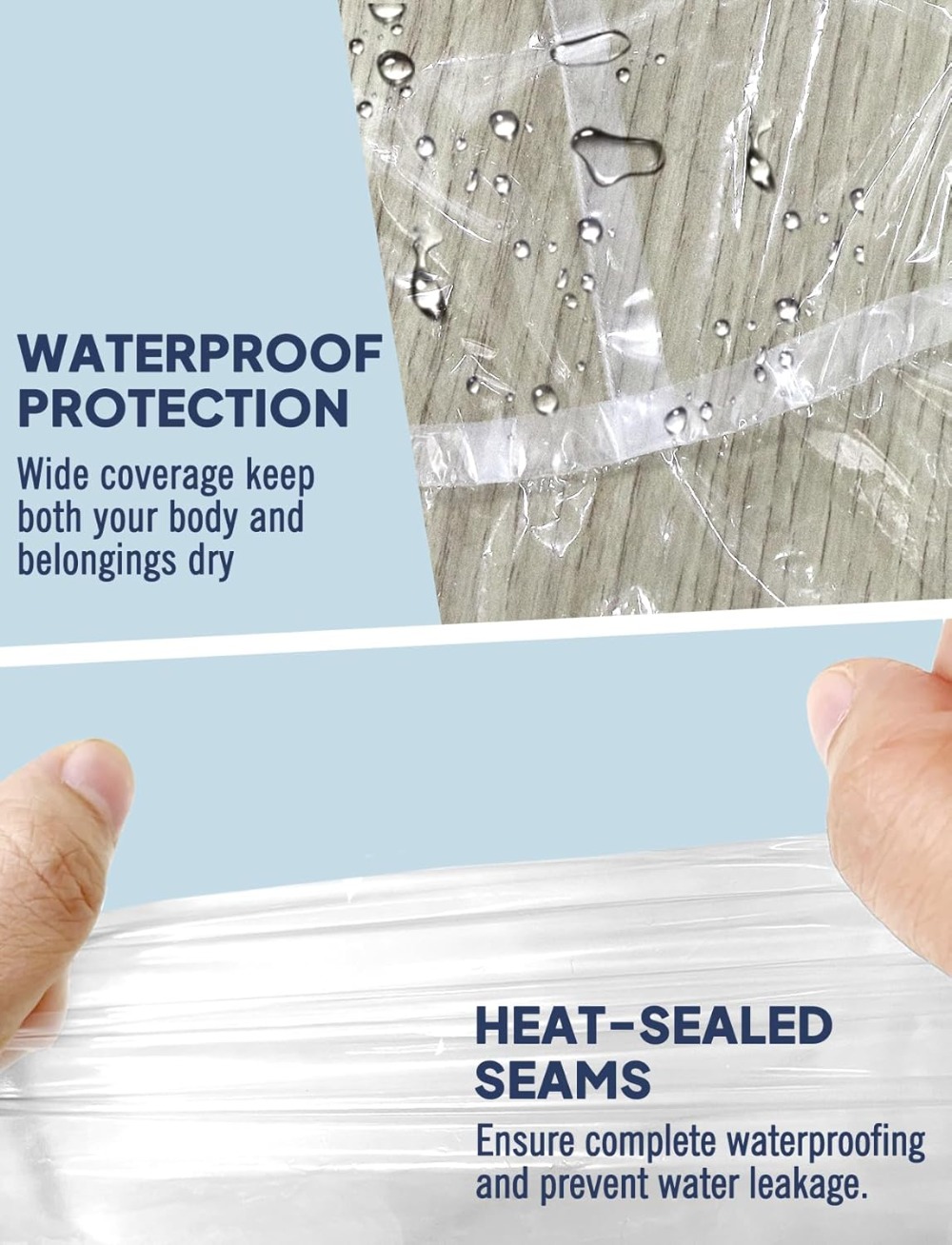 Disposable Rain Poncho for Adu - Emergency Poncho Rain のレビューと価格