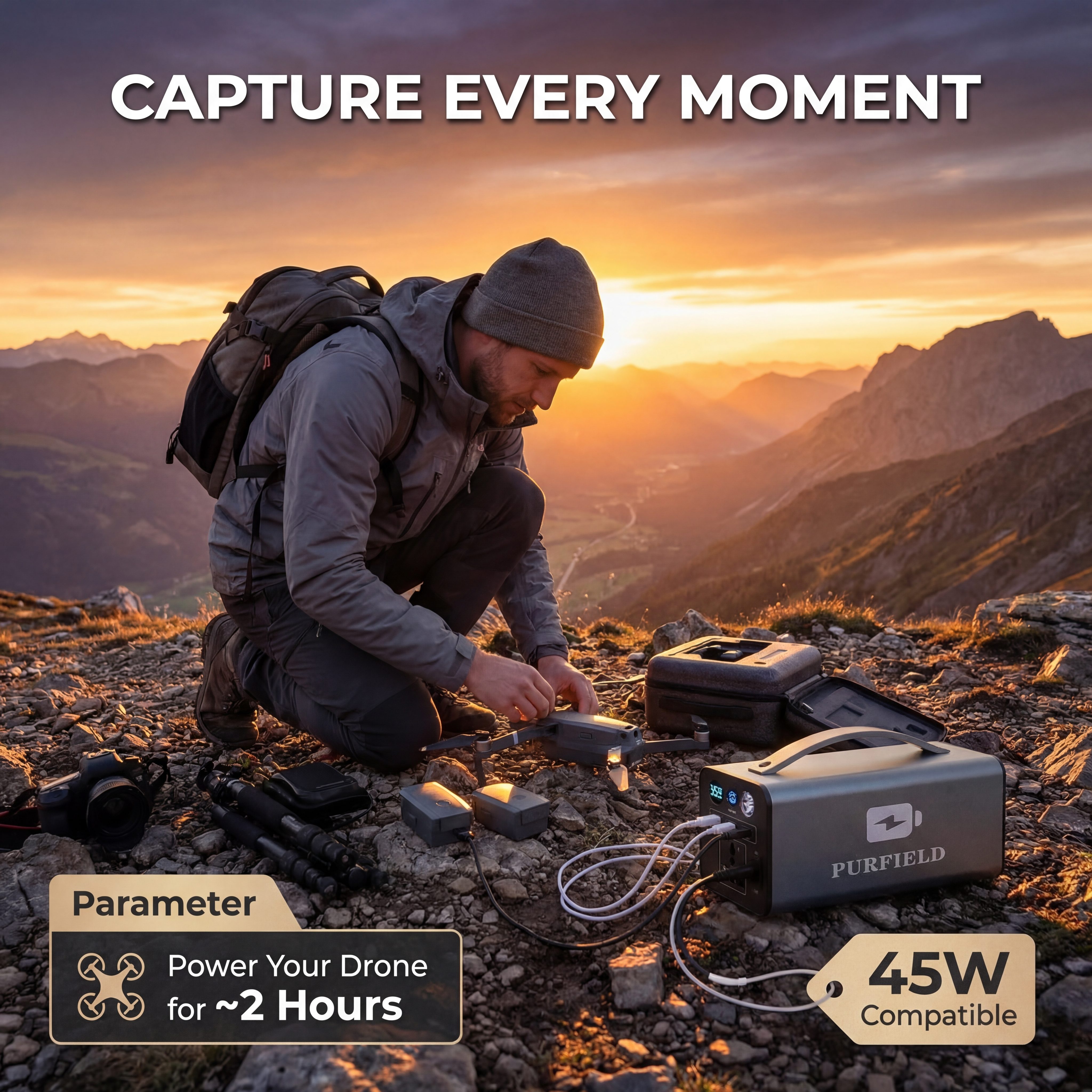 180W Outdoor Power Station 320 - Solar Emergency Charger のレビューと価格