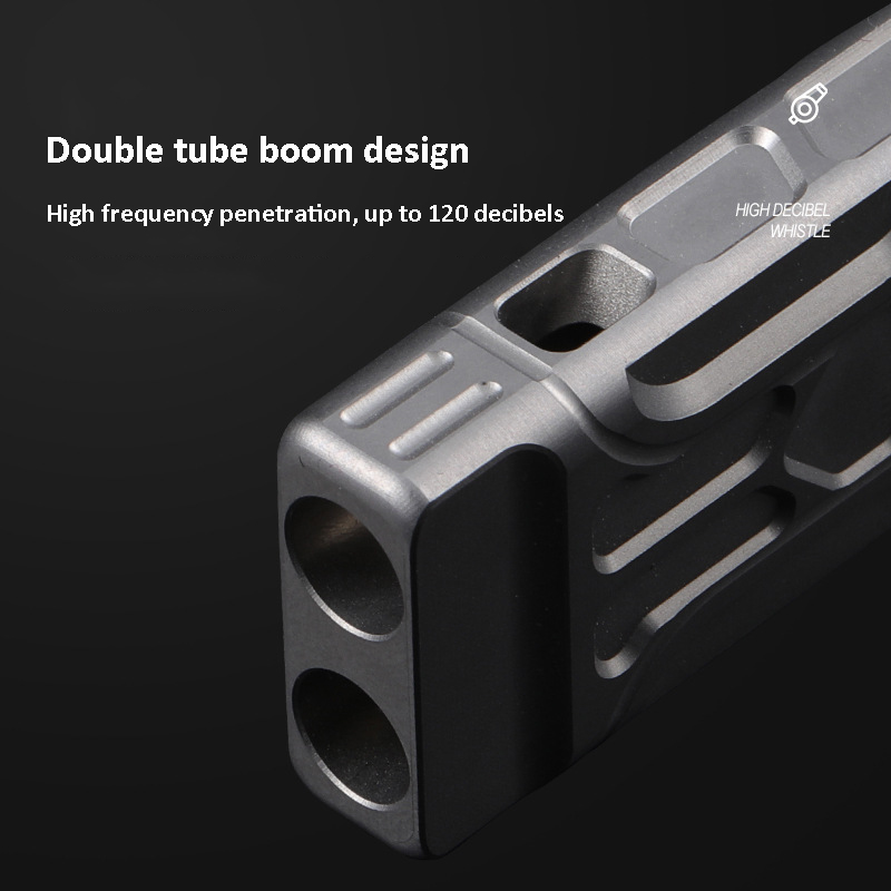 Titanium Alloy Whistle Multifu - Emergency Whistle Loud のレビューと価格