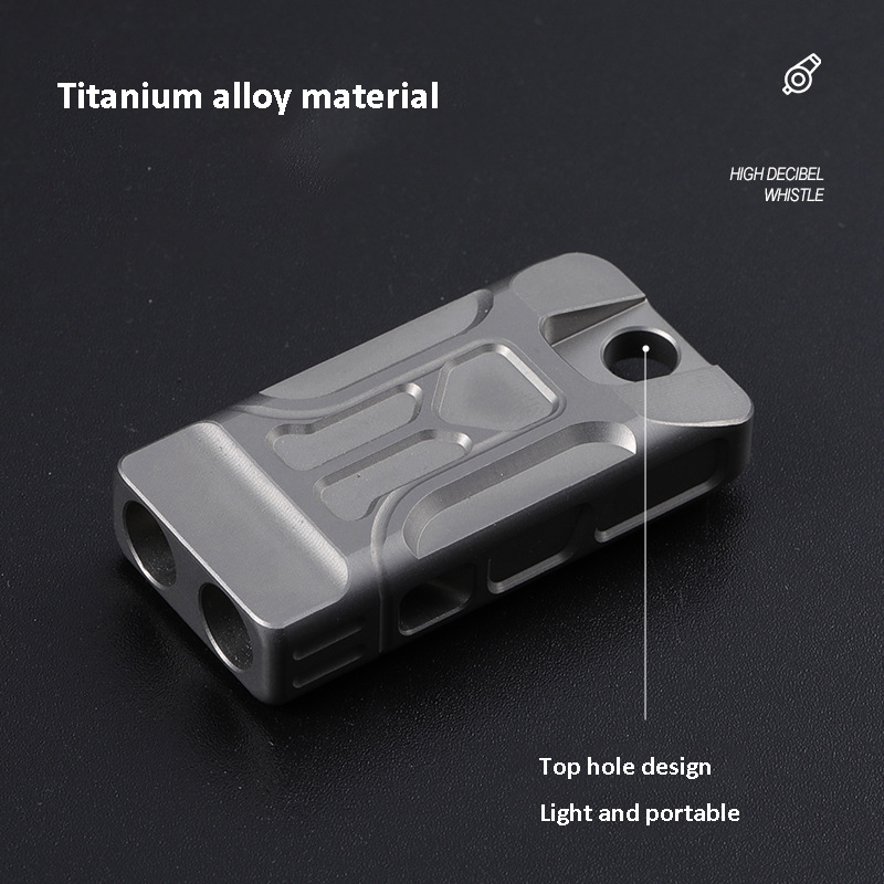 Titanium Alloy Whistle Multifu - Emergency Whistle Loud のレビューと価格