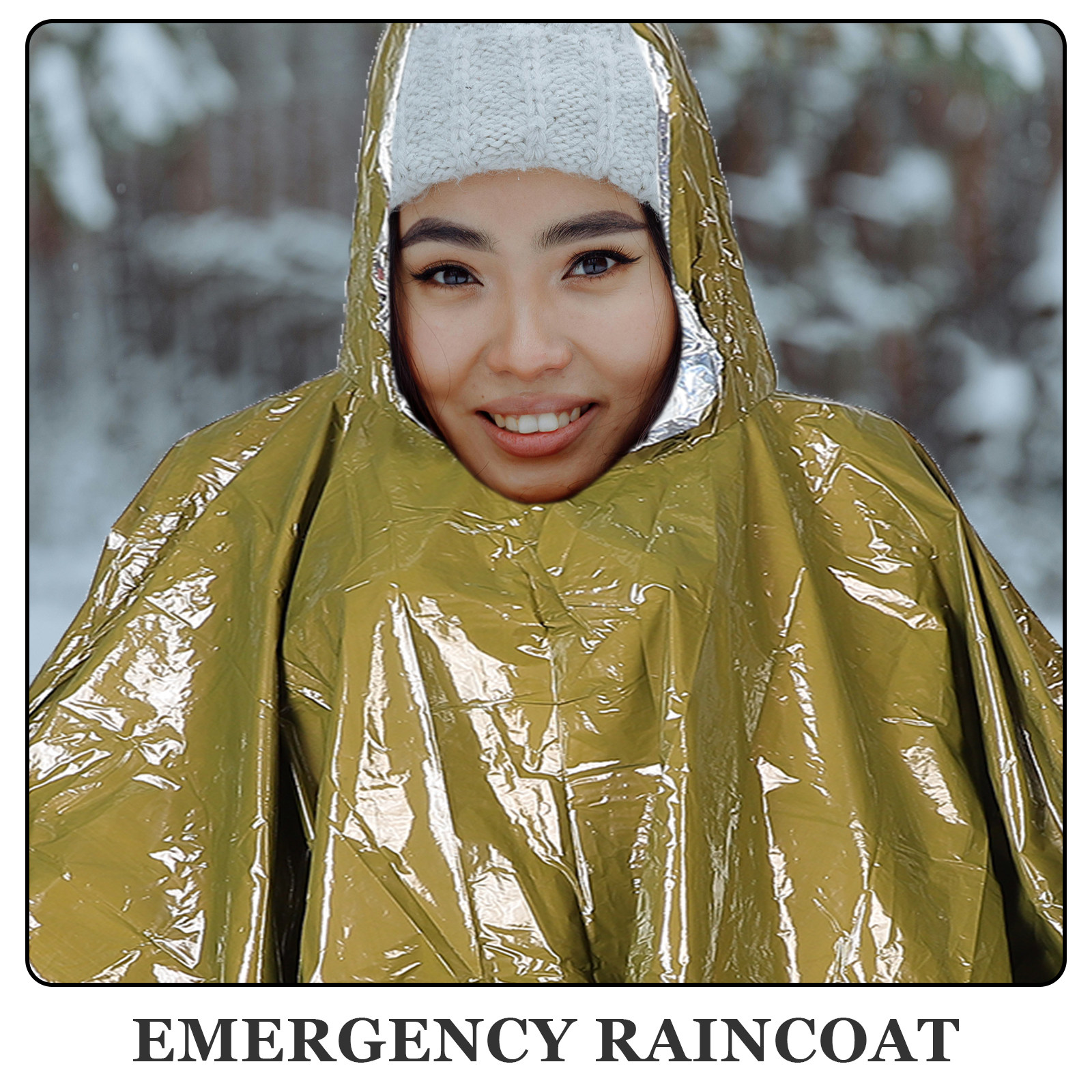 2Pcs Emergency Survival Poncho - Emergency Poncho Rain のレビューと価格