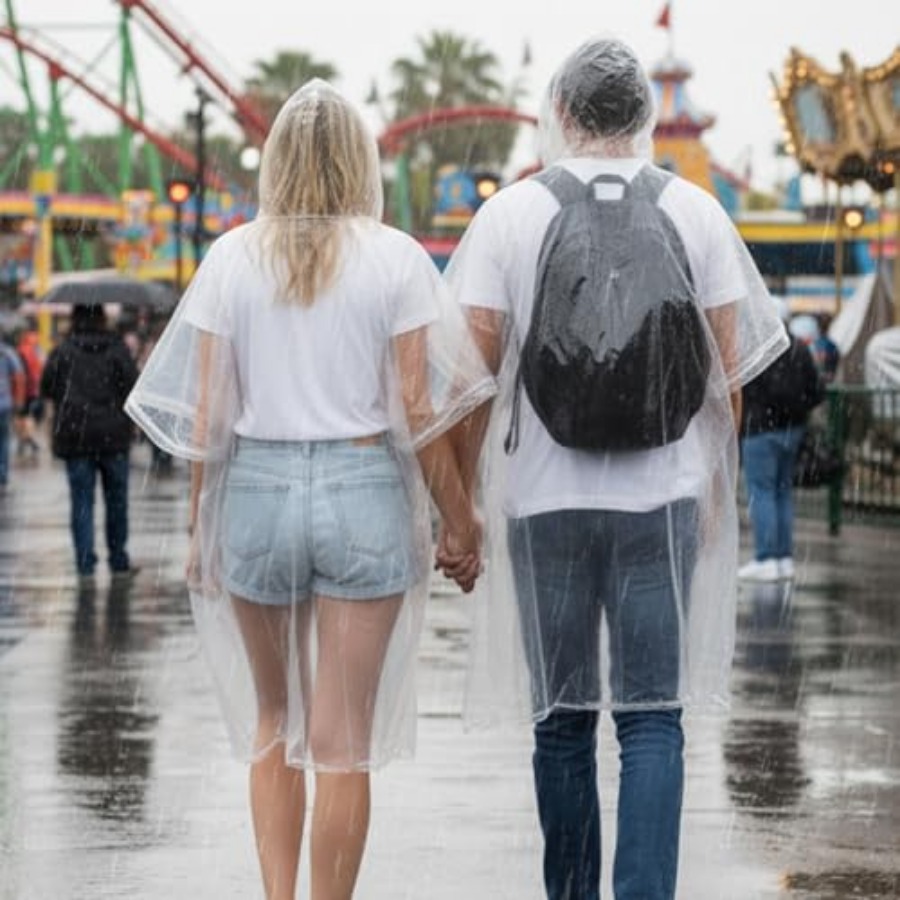 APEXUP Disposable Rain Ponchos - Emergency Poncho Rain のレビューと価格