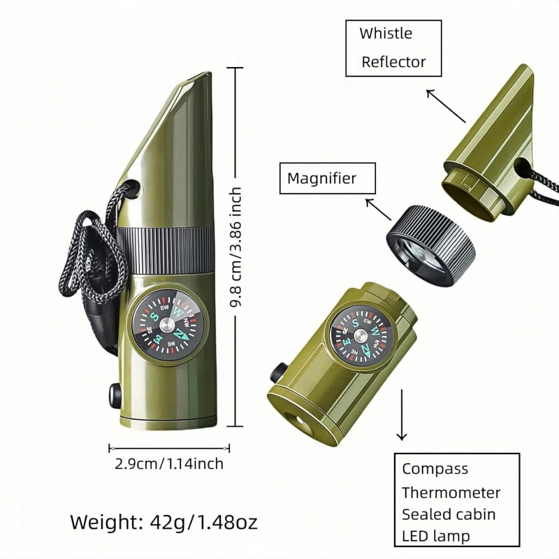 3-in-1 Emergency Whistles with - Emergency Whistle Loud のレビューと価格