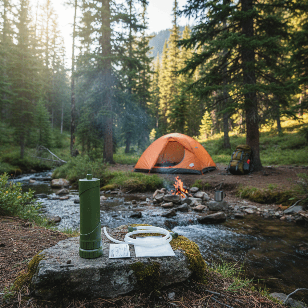 ABS Outdoor Mini Water Filter  - Water Purification Straw のレビューと価格