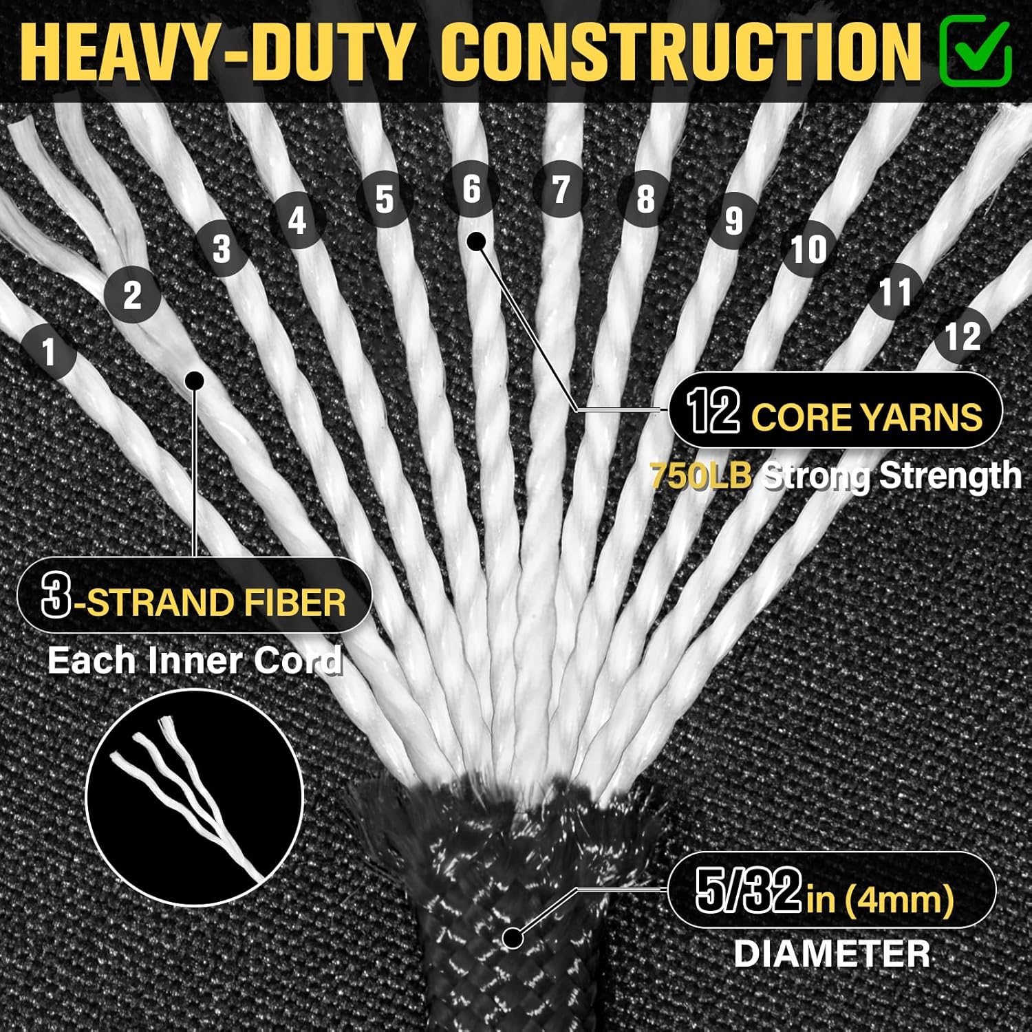 750lb Paracord Rope 1000ft/500 - Para Cord 1000Ft のレビューと価格