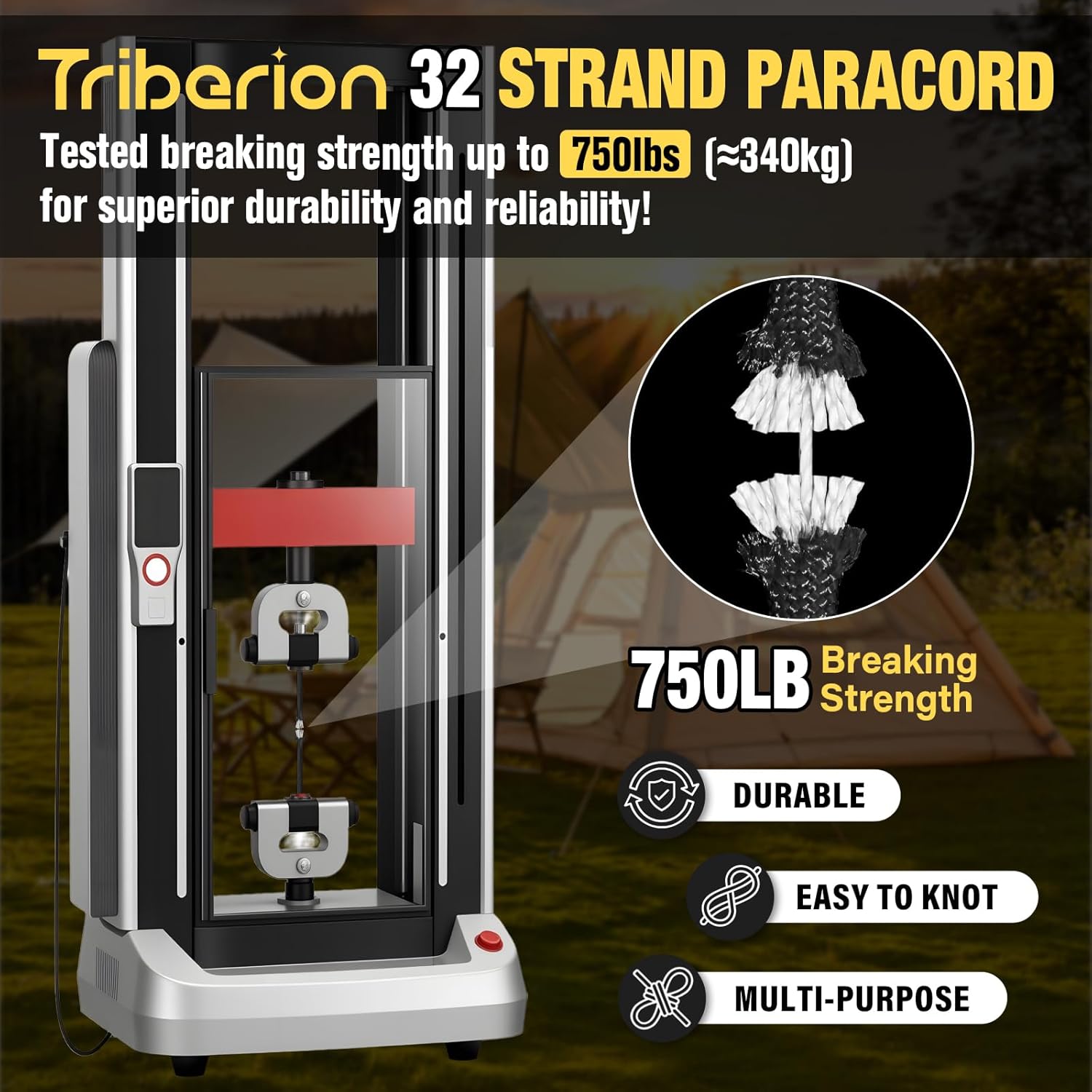 750lb Paracord Rope 1000ft/500 - Para Cord 1000Ft のレビューと価格