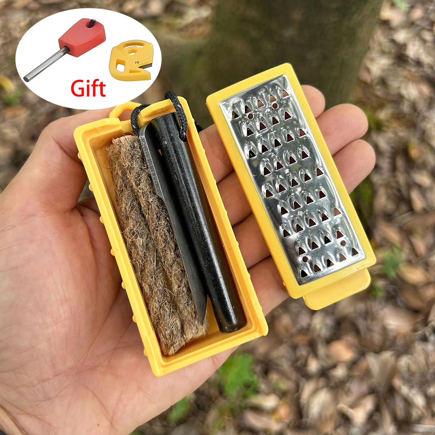 Outdoor Flint Set Fire Equipme - Fire Starting Kit のレビューと価格