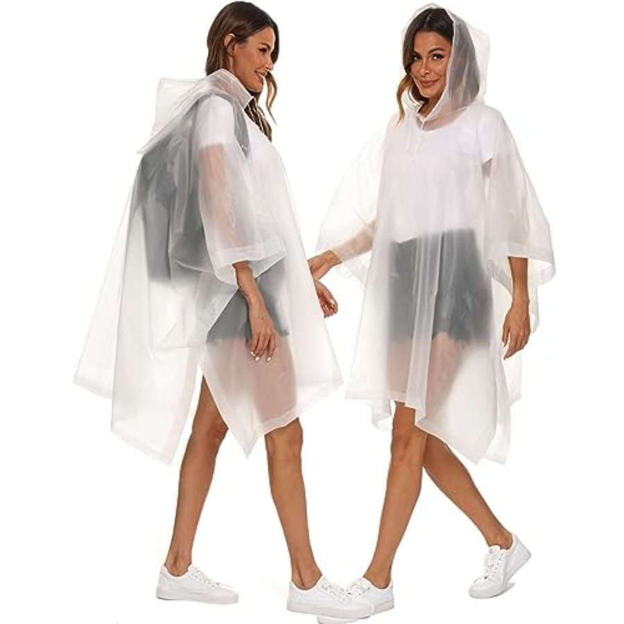 2 Pack Rain Ponchos for Adults - Emergency Poncho Rain のレビューと価格