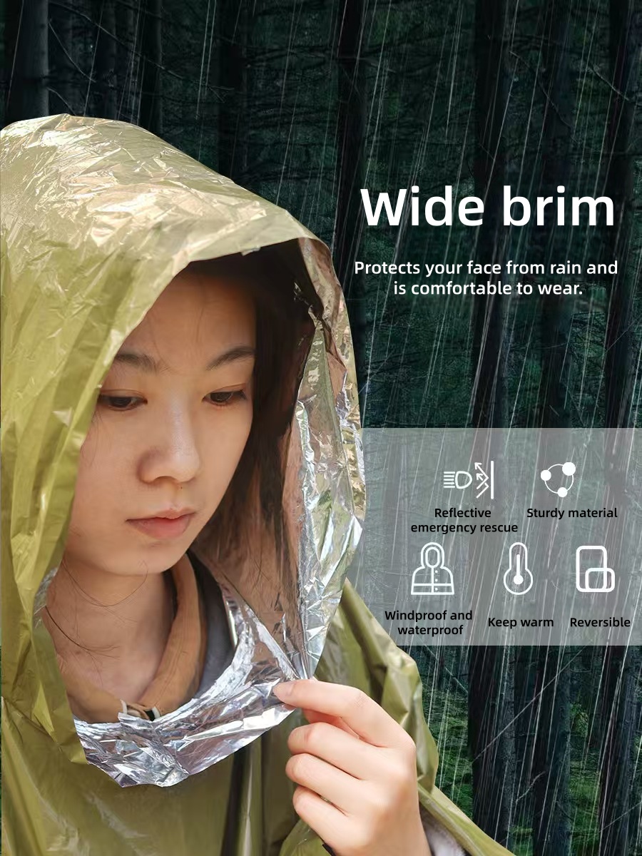 Outdoor Portable Emergency Rai - Survival Blanket Reflective のレビューと価格