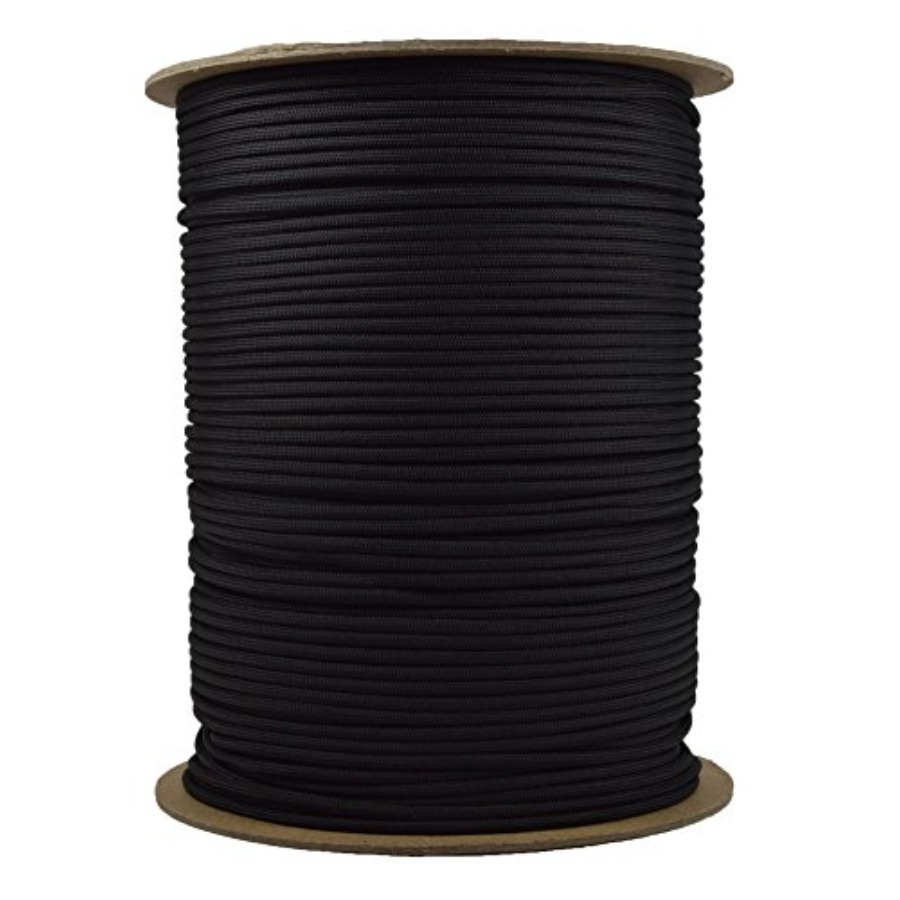Paracord 1000 ft. Spool - Blac - Para Cord 1000Ft のレビューと価格
