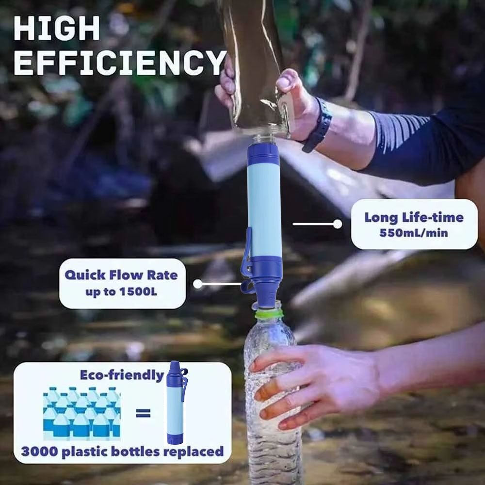 Mini Mini Water Filter Straw P - Water Purification Straw のレビューと価格