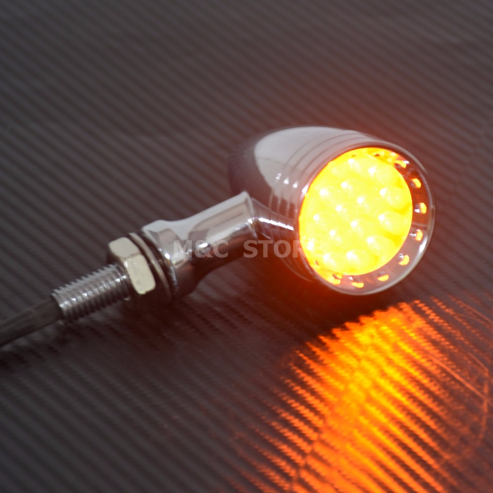 Motorcycle LED Turn Signal Bul - Signal Panel Orange のレビューと価格