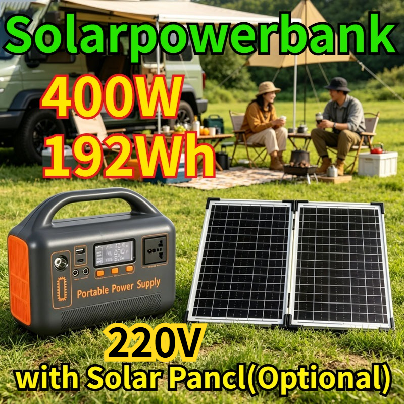 New 400W Portable Power Statio - Solar Emergency Charger のレビューと価格